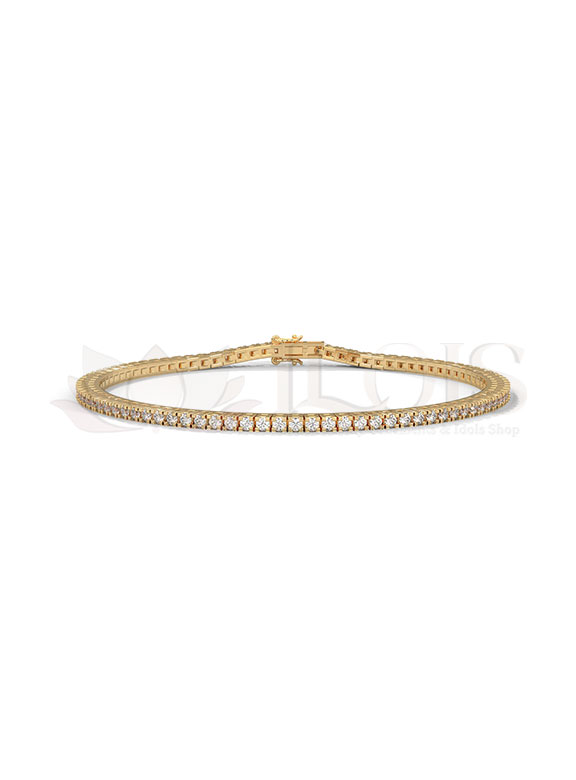 Heart Solitaire Diamond Gold Necklace