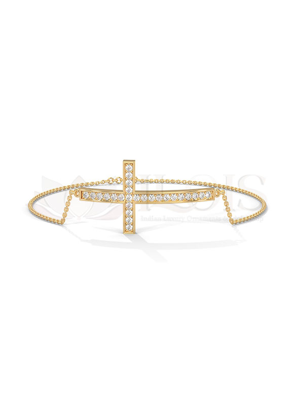 Cross Diamond Bracelet