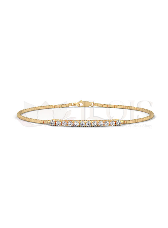 Minimal Bar Diamond Bracelet