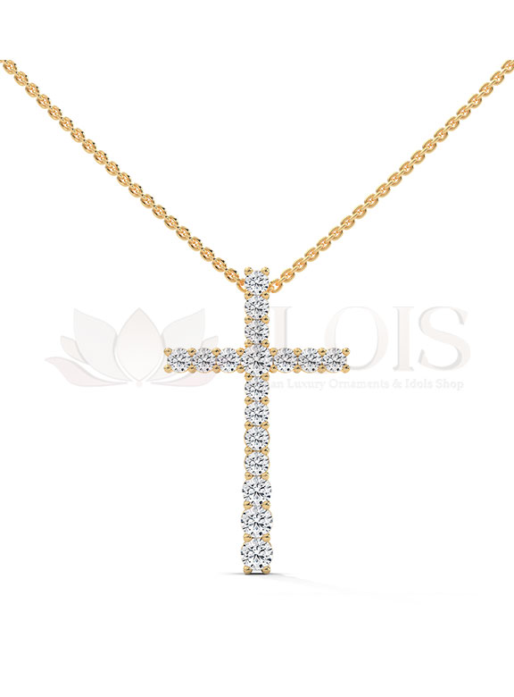 Classic Diamond Cross Pendant