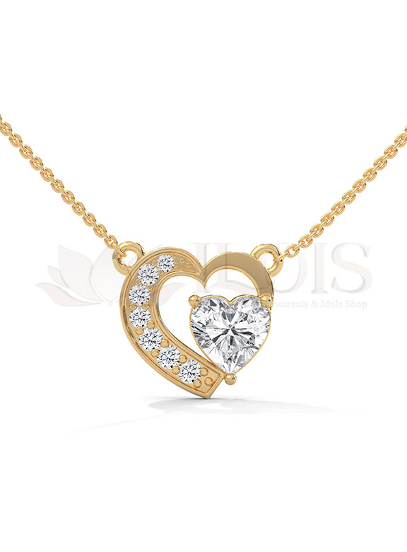 Infinity Love Diamond Pendant